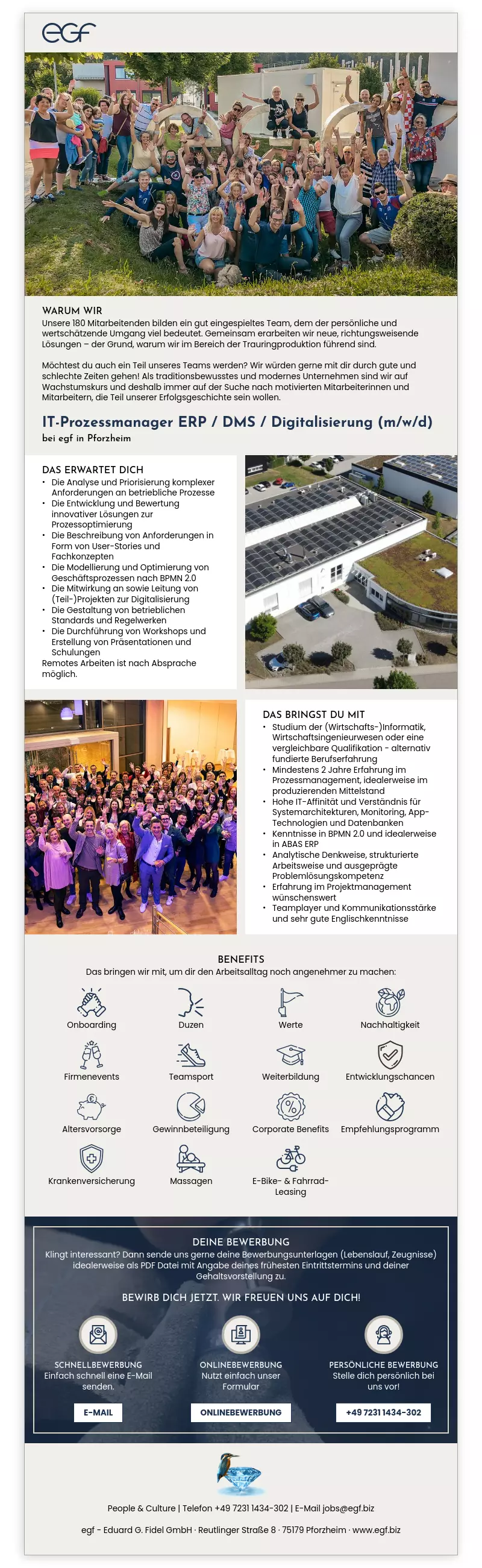IT-Prozessmanager ERP / DMS / Digitalisierung (m/w/d)
