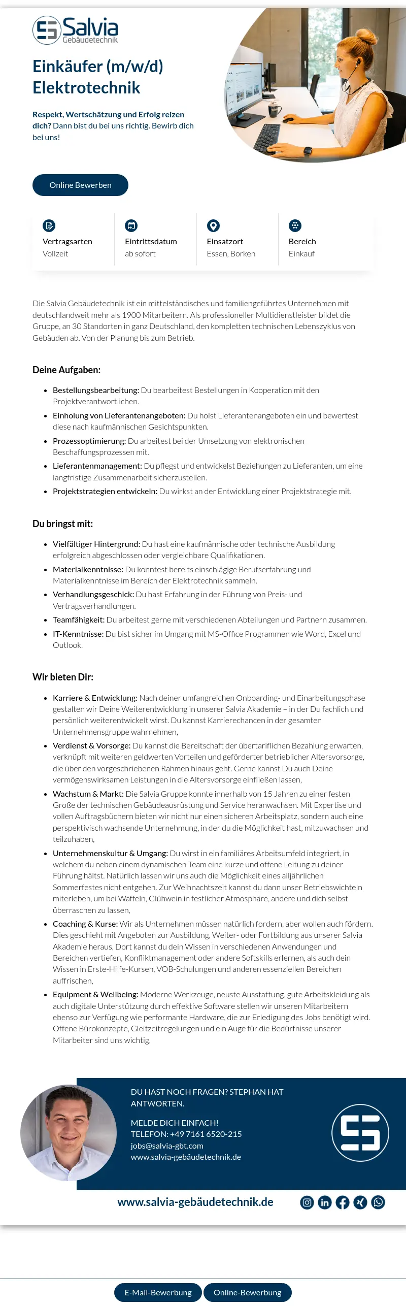 Einkäufer (m/w/d) Elektrotechnik
