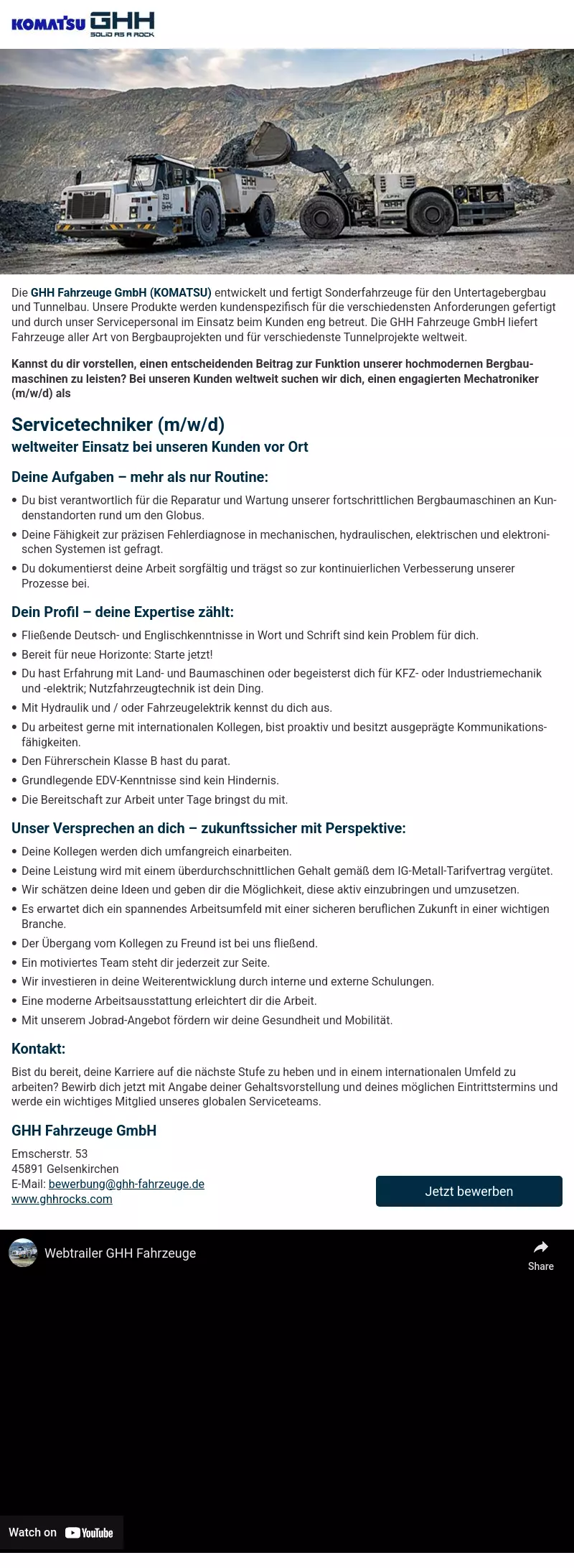 Servicetechniker (m/w/d) weltweiter Einsatz bei Kunden vor Ort