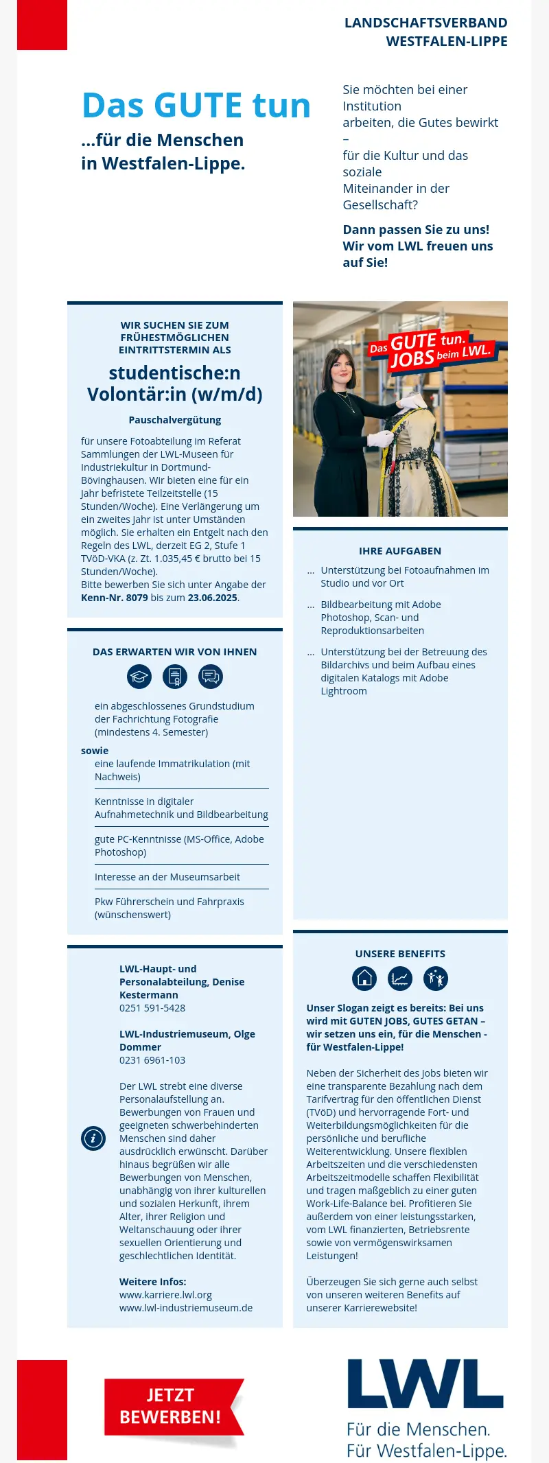 studentische:n Volontär:in (w/m/d)