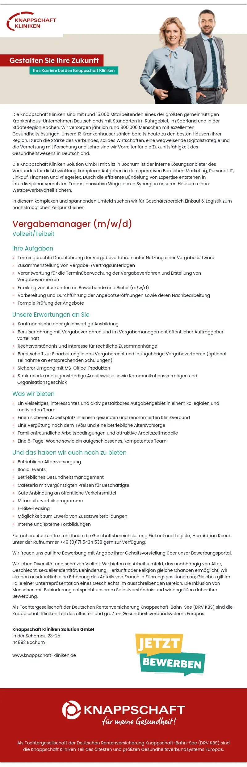 Vergabemanager (m/w/d)