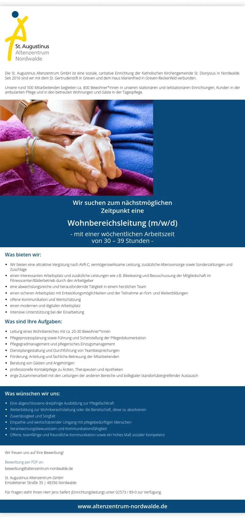 Wohnbereichsleitung (m/w/d)