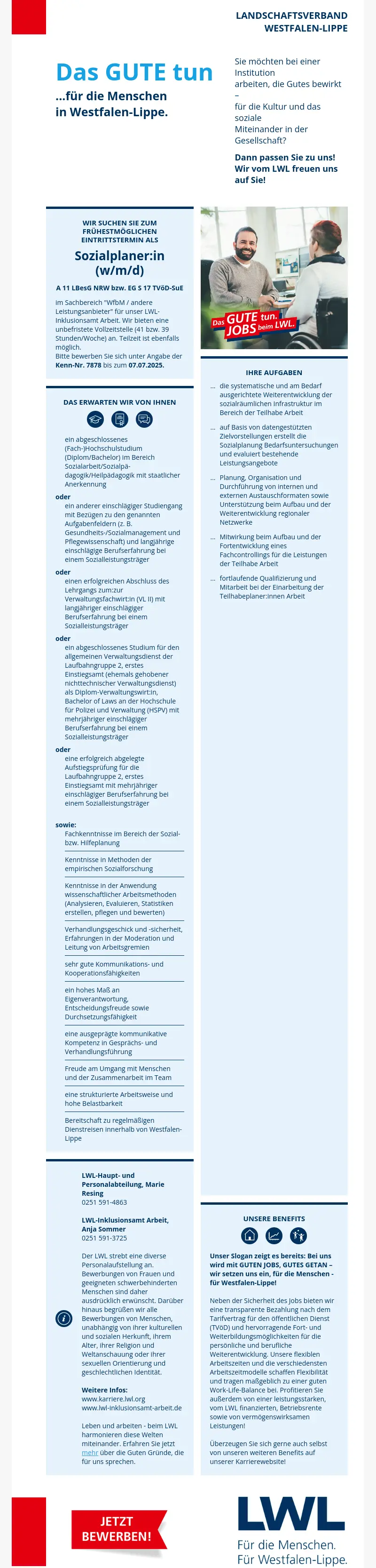 Sozialplaner:in (m/w/d)
