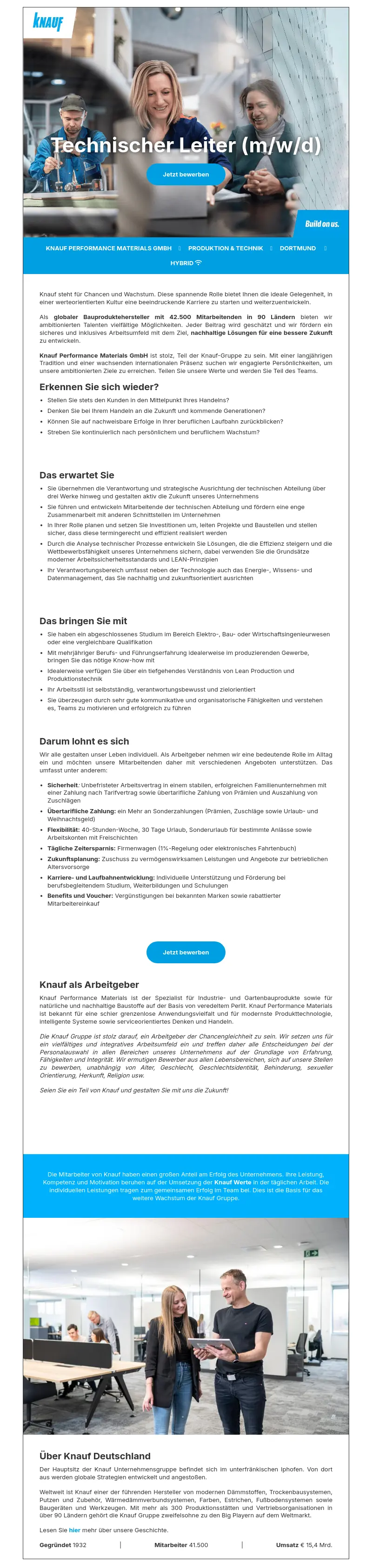 Technischer Leiter (m/w/d)