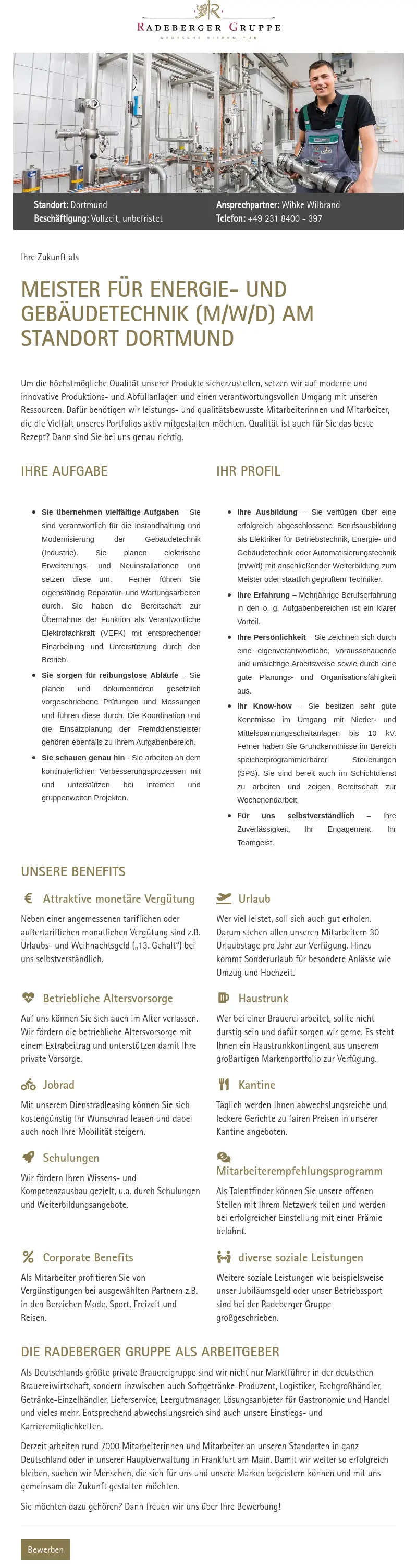 Meister für Energie- und Gebäudetechnik (m/w/d)