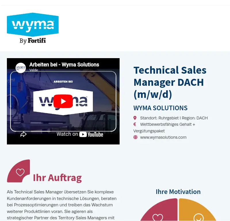 Technical Sales Manager DACH (m/w/d)